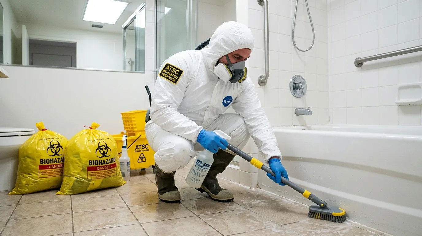 Decontamination equipment deployed for Blood Cleanup in Rogers